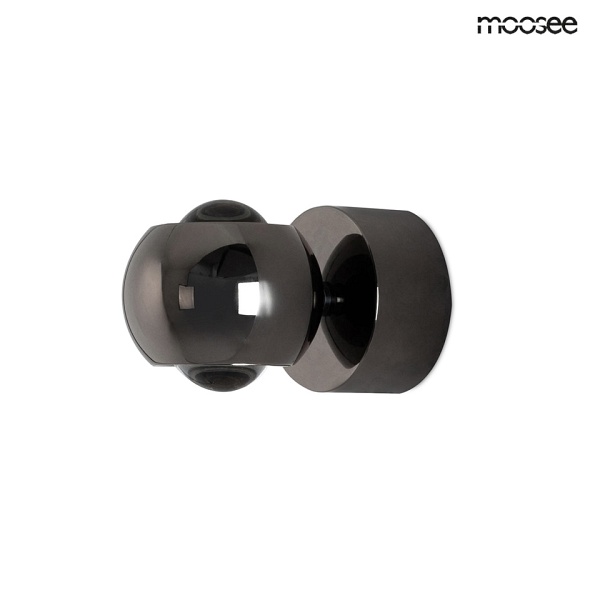 Lampa ścienna EOS czarny chrom - Moosee